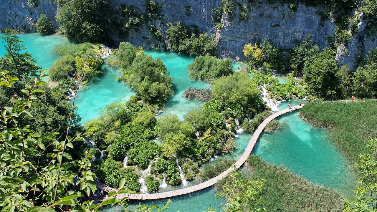 Kroatië blauwe meren