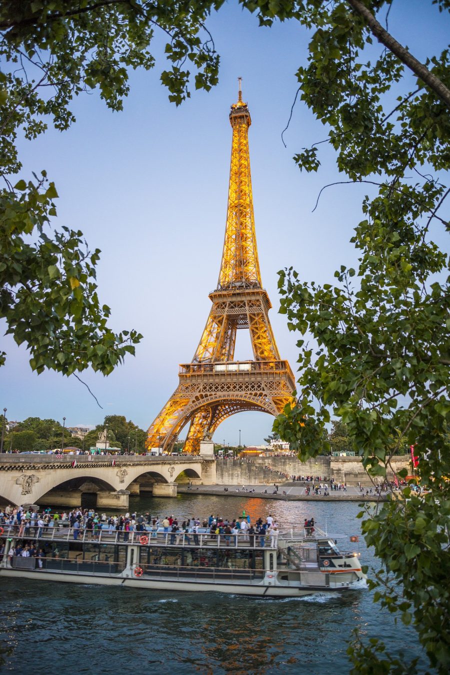 Parijs Eiffeltoren achtergrond