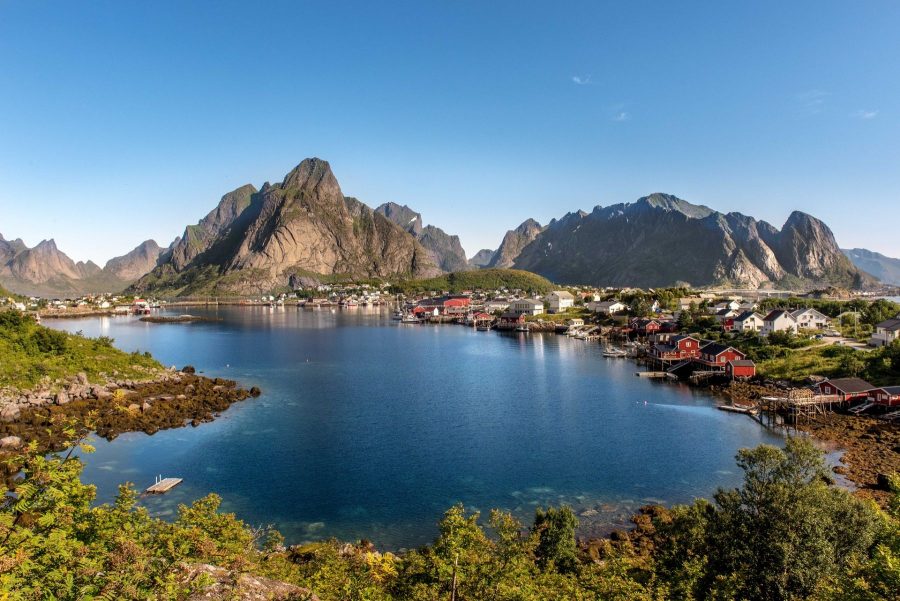Noorwegen eilandengroep loofden